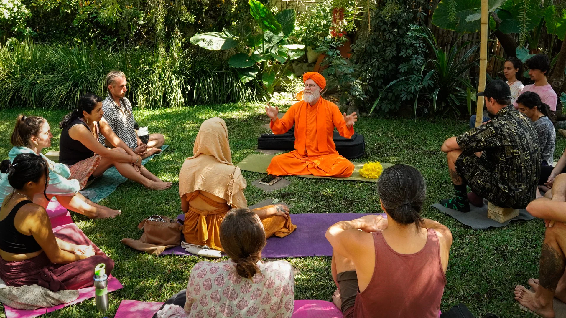 Satsang at Ananda Maya Ashram, Guatemala